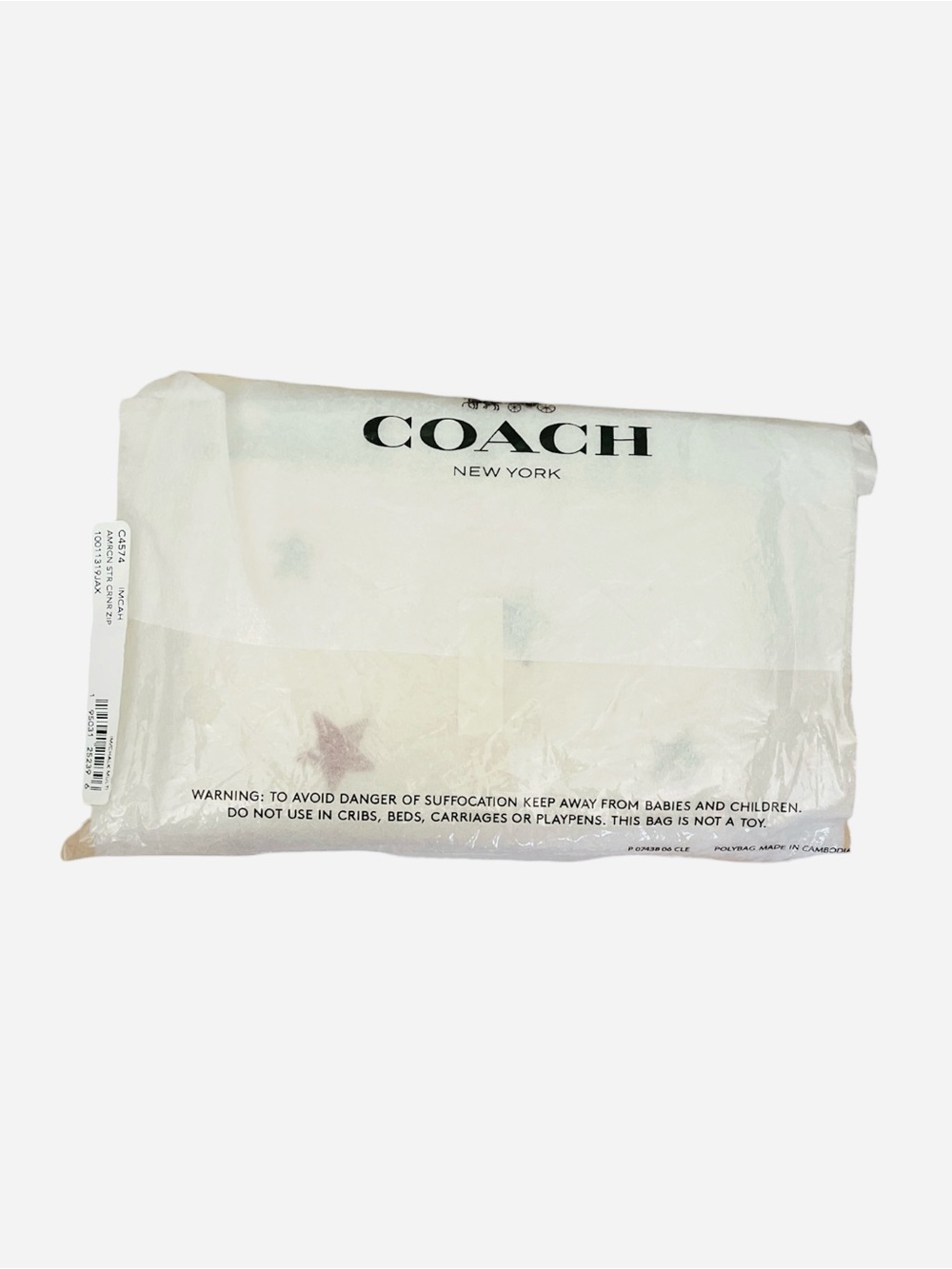 COACH CORNER ZIP WRISTLET WITH AMERICAN STAR PRINT - Picture 5 of 5